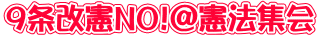 ９条改憲NO!＠憲法集会